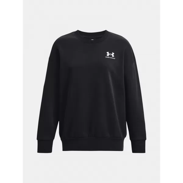  Ženski sweatshirt UNDER ARMOUR ESSENTIAL FLC OS CREW 1379475-001 CRNA 