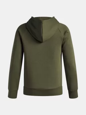 Trenirka za dječake UNDER ARMOUR UA RIVAL FLEECE BL HOODIE 1379791-390 ZELENA