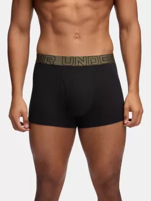 Muške bokserice UNDER ARMOUR M UA PERF COTTON (3KS) 1383891-005 CRNA W/MARINE OD