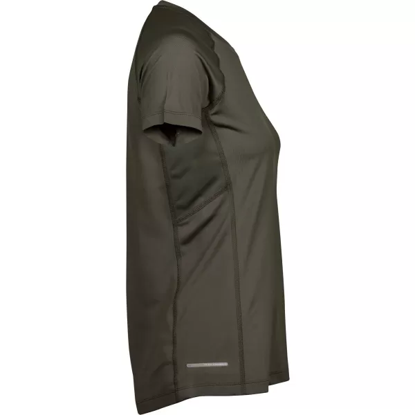  Ženska majica TEE JAYS | TJ 7021 MASLINOV MELANGE 
