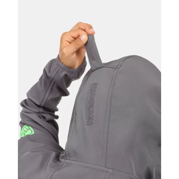  Dječja softshell jakna KILPI RAVIO-J ZJ0105KI CRNI 