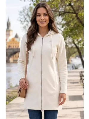 Ženski sweatshirt ALTISPORT LIALA BÍLÁ/KRÉMOVÁ BIJELA