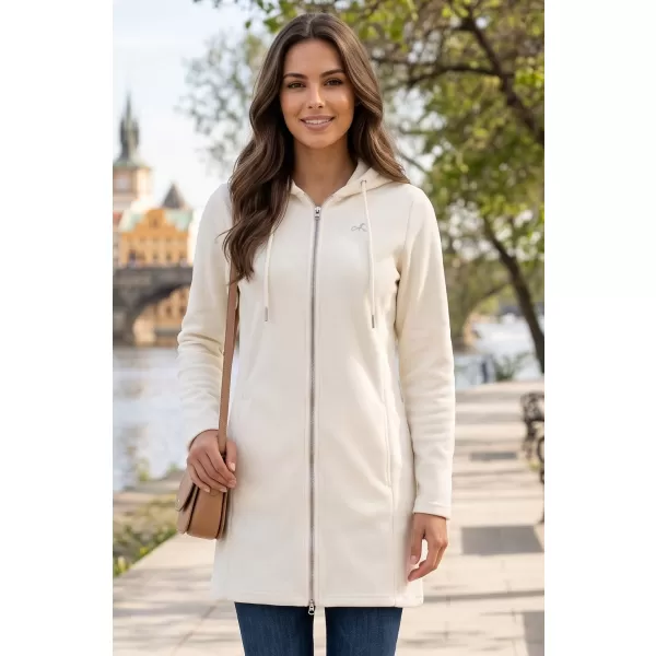  Ženski sweatshirt ALTISPORT LIALA BÍLÁ/KRÉMOVÁ BIJELA 