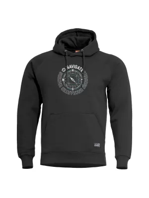 Majica PENTAGON PHAETON HOOD SWEATER 01 K09021 CRNA