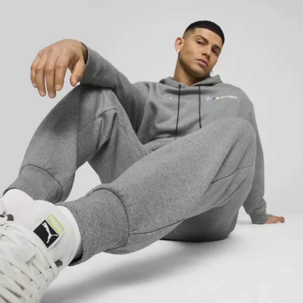  Muški tragovi PUMA BMW MMS ESS+ PANTS FLEECE 62749903 SREDNJE SIVO ODVJETNIK 