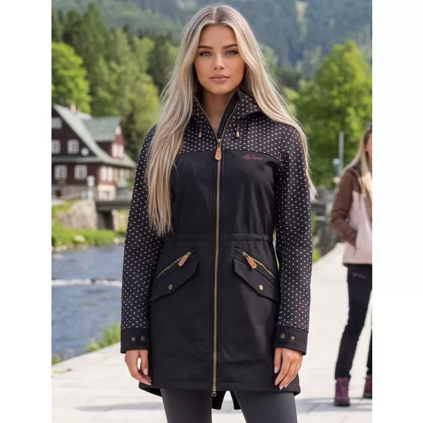  Ženska softshell jakna ALTISPORT GEMEE CRNA 