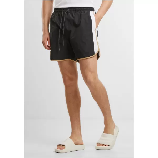  Muške kratke hlače za plivanje URBAN CLASSICS TB7348 CRNA 