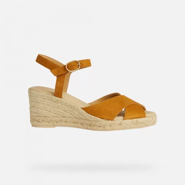  Ženske sandale GEOX G000570 JANTAR 