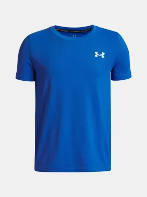 Majica za dječake UNDER ARMOUR VANISH SEAMLESS SS 1388130-402 PLAVA