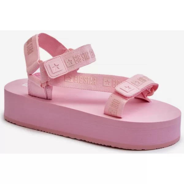  Ženske sandale s platformom BIG STAR NN274A041 PINK Big Star Shoes 