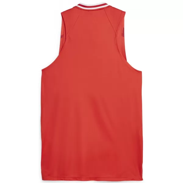  Muški dres PUMA HOOPS TEAM GAME JERSEY 67662804 PUMA RED 