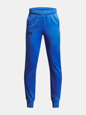 Trenirke za dječake UNDER ARMOUR UA ARMOUR FLEECE JOGGERS 1373543-402 PLAVA