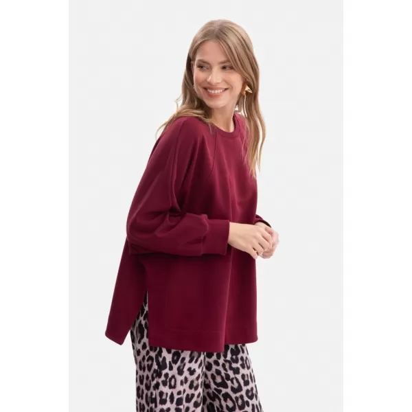  Ženski sweatshirt BEWEAR B306 TAMNOCRVENA 