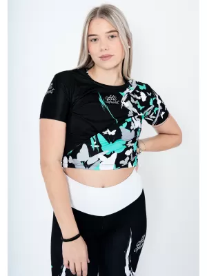Ženska funkcionalna vrhunska premija ALTISPORT VOJ/ALW022TR07 ČERNÁ/TYRKYSOVÁ CRNA/TIRKIZNA