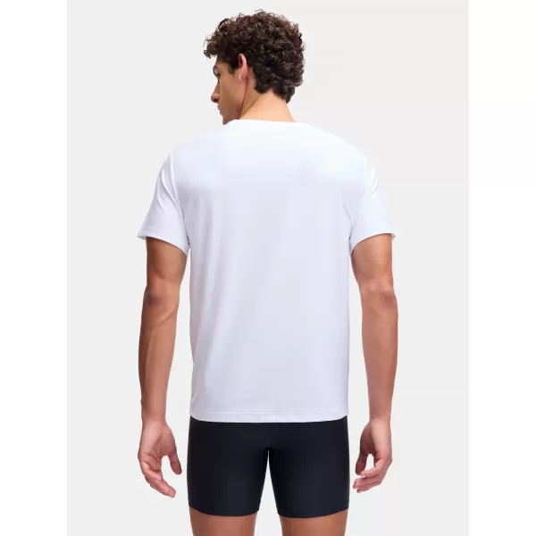  Muška majica kratkih rukava UNDER ARMOUR M UA PERF TECH MESH CREW NECK-2PK 6007625-100 BIJELA 