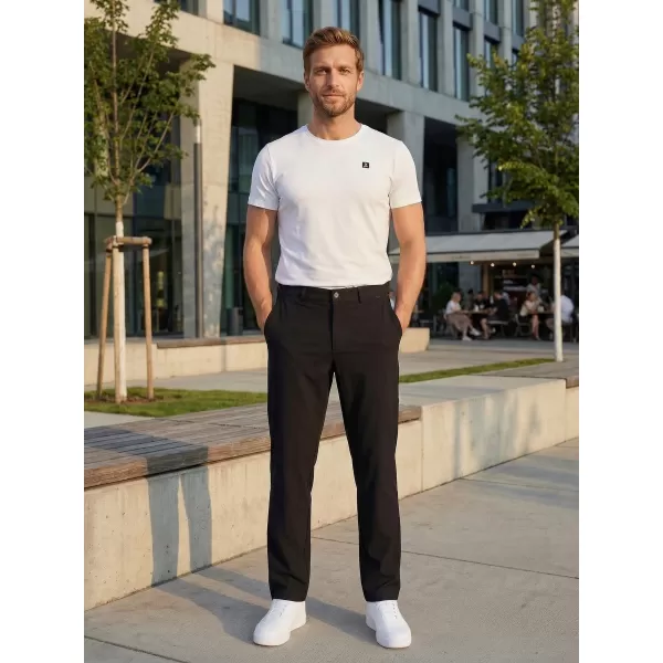 Muške hlače ALTISPORT ATS TROUSER SLIM-FIT CRNA 