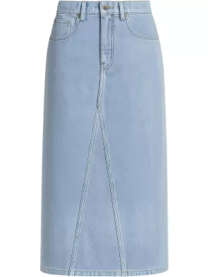 Ženska suknja URBAN CLASSICS TB7443 NOVO SVIJETLO PLAVO OPRANO