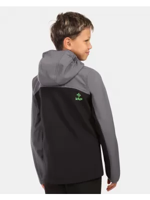 Dječja softshell jakna KILPI RAVIO-J ZJ0105KI CRNI
