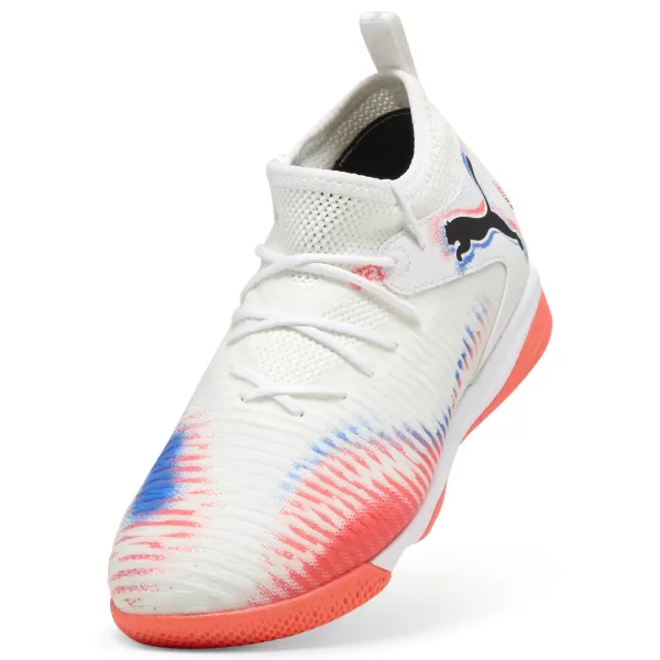  Dječje cipele PUMA FUTURE 8 MATCH IT + MID JR 10861701 WHITE/ BIJELA/PUMA CRNO/BLISTAVO CRVENO 