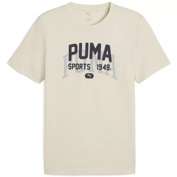  Košulja PUMA GRAPHIC VARSITY TEE 68803587 ALPSKI SNIJEG 
