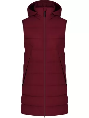 Zimski prsluk NORDBLANC HOWL NBWJL8269 BURGUNDIJSKI