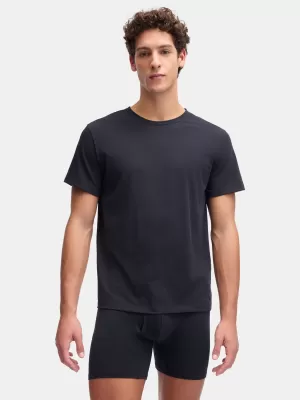 Muška majica kratkih rukava UNDER ARMOUR M UA PERF COTTON CREW NECK-2PK 6007621-001 CRNA
