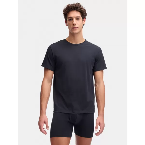  Muška majica kratkih rukava UNDER ARMOUR M UA PERF COTTON CREW NECK-2PK 6007621-001 CRNA 