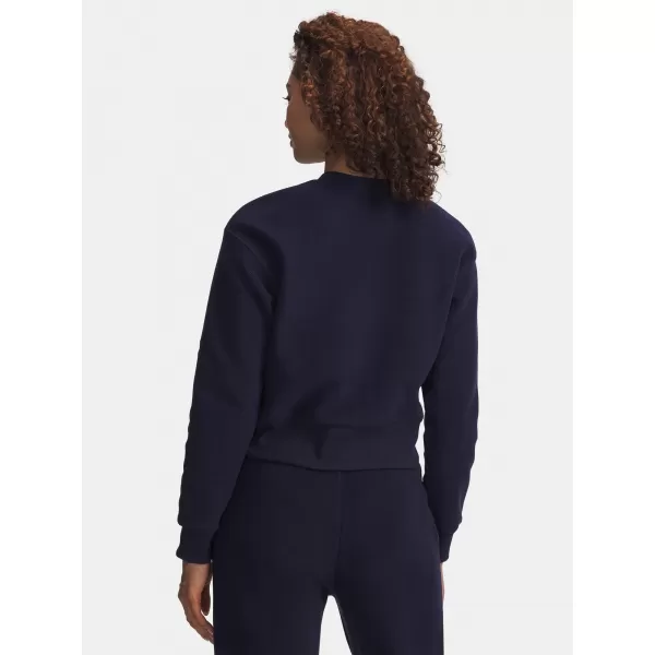 Ženski sweatshirt UNDER ARMOUR ICON TERRY VARSITY CREW PLAVA 