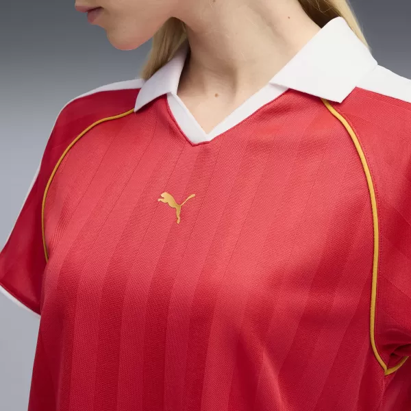  Ženski dres PUMA T7 RELAXED FOOTBALL JERSEY 63215711 ZA SVA VREMENA CRVENA 