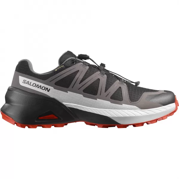  Muške cipele SALOMON SPEEDCROSS PEAK GORE-TEX CRNA/CASTLEROCK/CHERRY RAJČICA 
