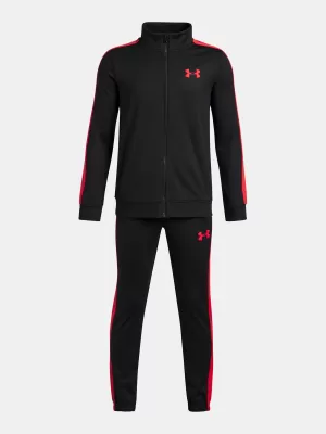 Dječački komplet UNDER ARMOUR UA RIVAL KNIT TRACK SUIT 1363290-006 CRNA