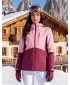 Ženska zimska jakna ALTISPORT GELSI TAMNOCRVENA