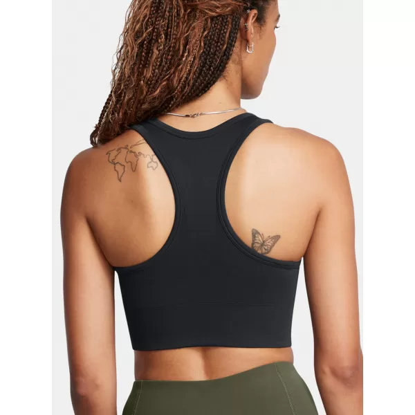  Ženski grudnjak UNDER ARMOUR VANISH SEAMLESS MID BRA 1384419-001 CRNA 