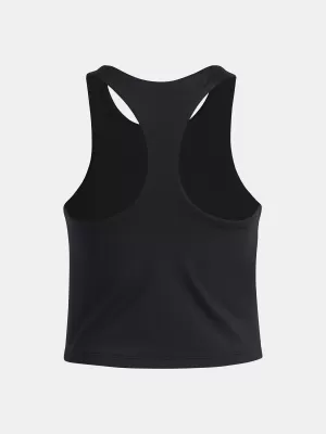 Majica bez rukava za djevojku UNDER ARMOUR UA MOTION BRANDED TANK 6006029-003 CRNA