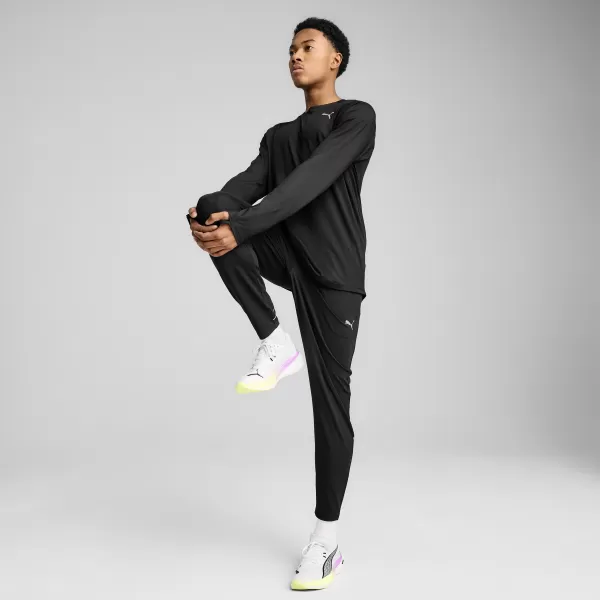  Košulja PUMA M RUN CLOUDPUN LONG SLEEVE 52662801 PUMA CRNA 