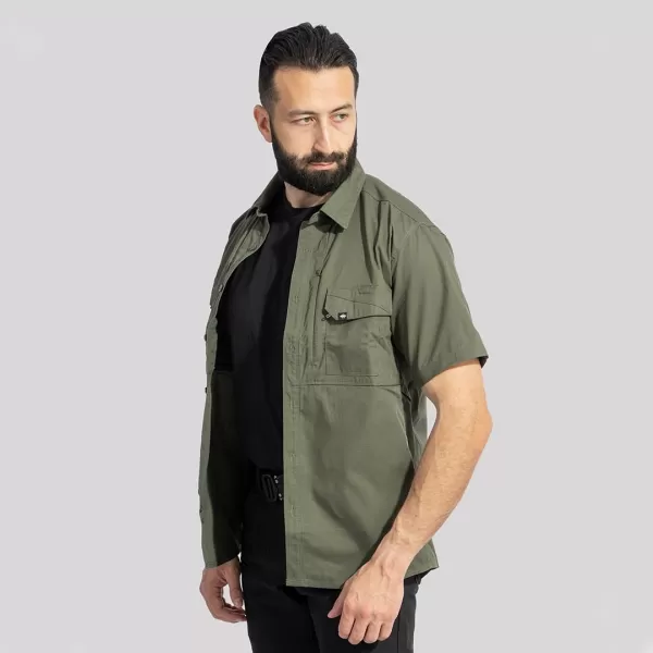  Muška košulja PENTAGON PLATO SHIRT SHORT K02019 CRNA 