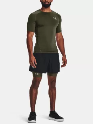 Muška majica kratkih rukava UNDER ARMOUR UA HG ARMOUR COMP SS 1361518-390 ZELENA