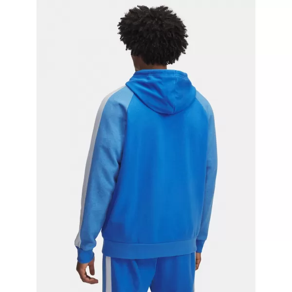  Muški sweatshirt UNDER ARMOUR RIVAL FLC CB HOOD PLAVA 