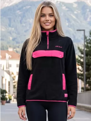 Ženska majica od flisa ALTISPORT GEMMY CRNA