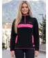 Ženska majica od flisa ALTISPORT GEMMY CRNA