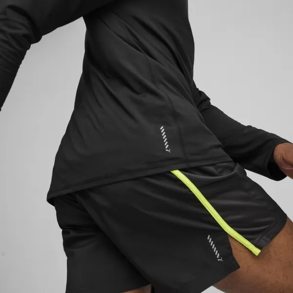  Sportska majica PUMA RUN CLOUDSPUN 1/4 ZIP 52499201 PUMA CRNA 
