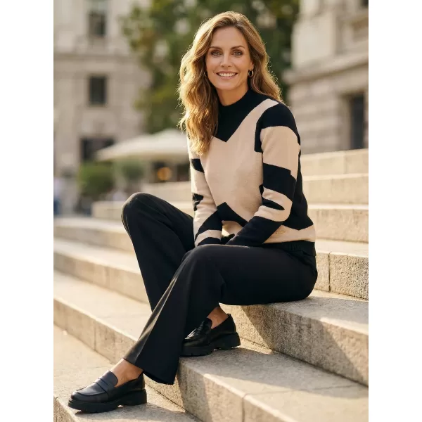  Ženski pulover KIXMI VALERIA SVIJETLO BEŽ 