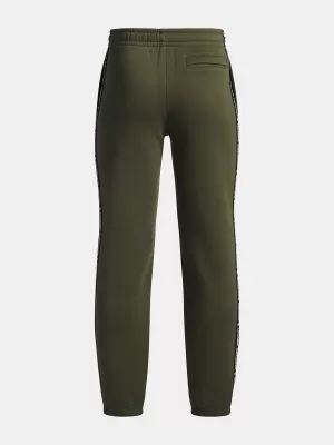 Trenirke za dječake UNDER ARMOUR B ICON FLC JOGGER TAPING 1390294-391 ZELENA