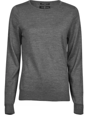 Ženski pulover TEE JAYS | TJ 6006 SIVI MELANGE