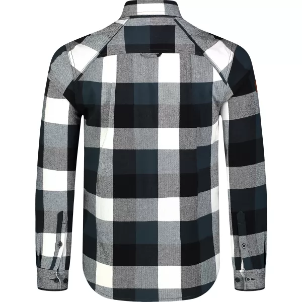  Flanelna košulja NORDBLANC QUANTUM NBSSM8243 SIVO/ZELENO 
