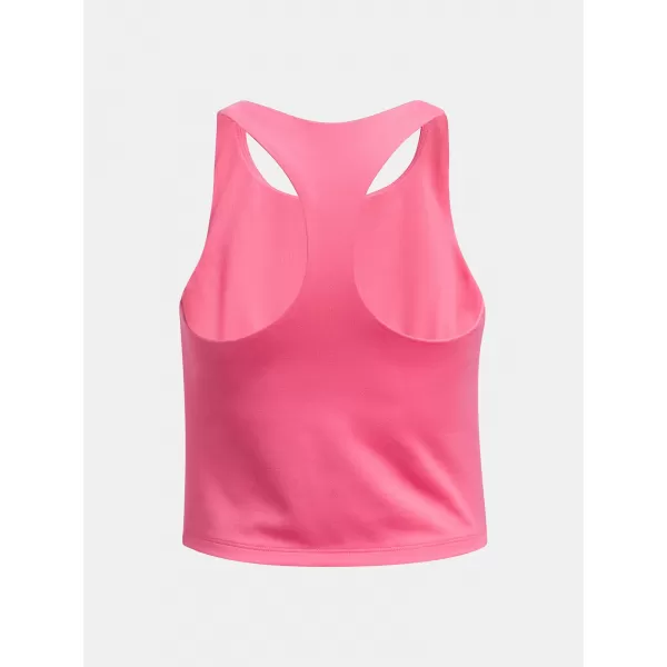  Majica bez rukava za djevojku UNDER ARMOUR G MOTION BRANDED CROP TANK 1390079-672 RUŽIČASTA 