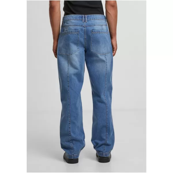  Muške traperice URBAN CLASSICS TB7605 SREDNJE TAMNOPLAVO ISPRANO 