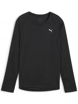 Košulja PUMA W RUN VELOCITY LONG SLEEVE (POLY) 52658101 PUMA CRNA