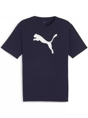 Muški dres PUMA TEAMRISE LOGO JERSEY COTTON 658705_06 PUMA MORNARICA/PUMA BIJELA