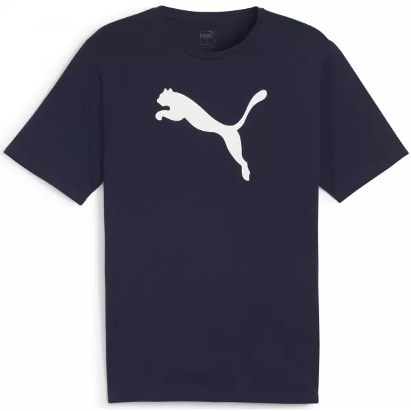  Muški dres PUMA TEAMRISE LOGO JERSEY COTTON 658705_06 PUMA MORNARICA/PUMA BIJELA 